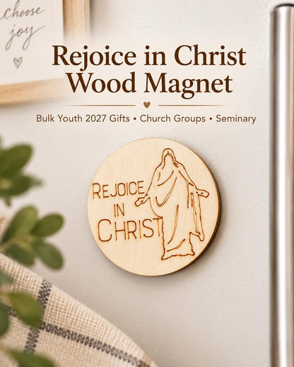Rejoice in Christ Walking Savior Magnet