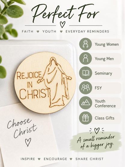 Rejoice in Christ Walking Savior Magnet