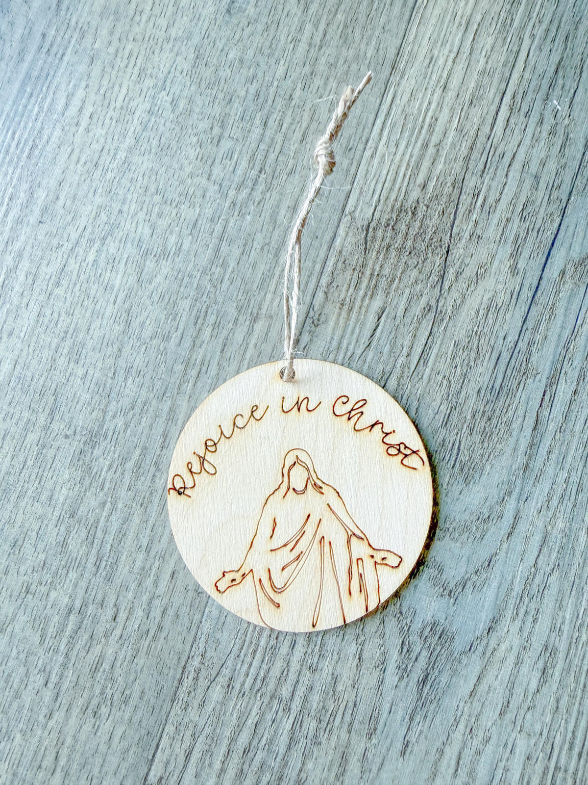 Rejoice in Christ Walking Savior Ornament