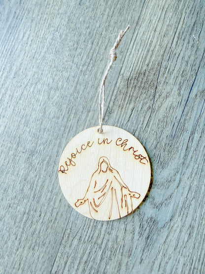Rejoice in Christ Walking Savior Ornament