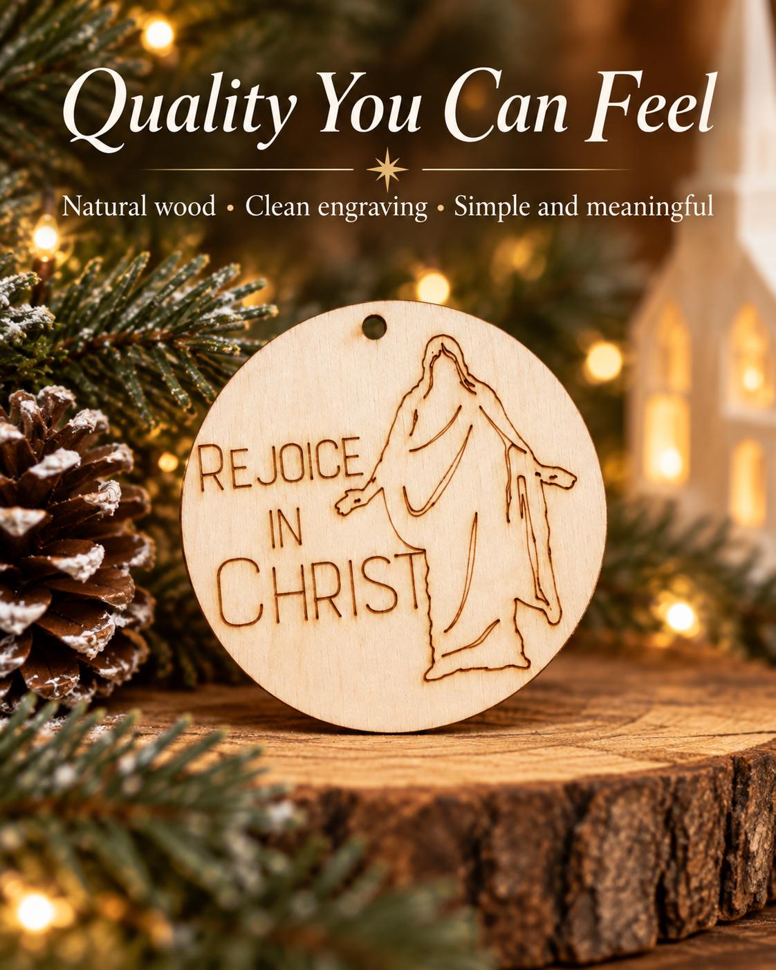 Rejoice in Christ Walking Savior Ornament