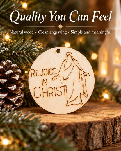 Rejoice in Christ Walking Savior Ornament