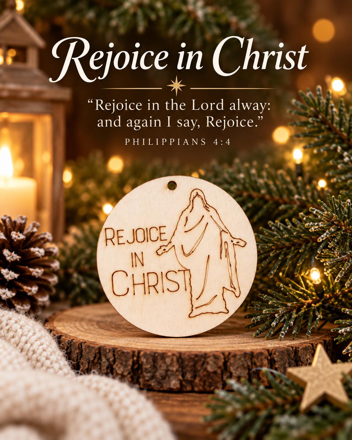 Rejoice in Christ Walking Savior Ornament