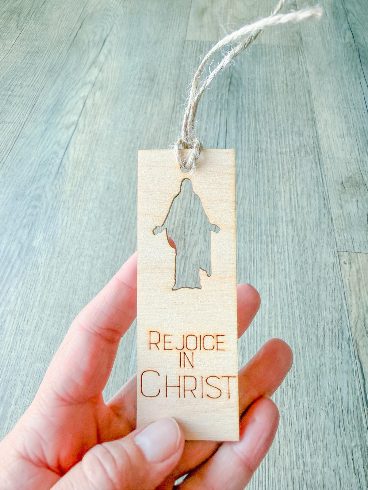 Rejoice in Christ Jesus Silhouette Bookmark