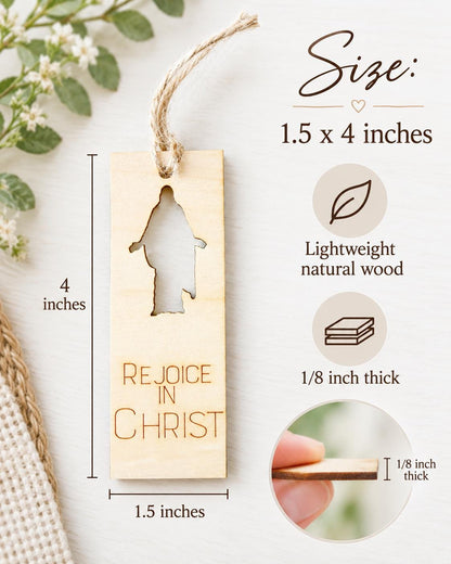 Rejoice in Christ Jesus Silhouette Bookmark