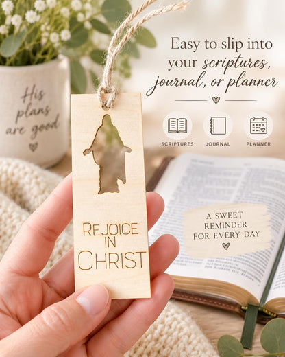 Rejoice in Christ Jesus Silhouette Bookmark