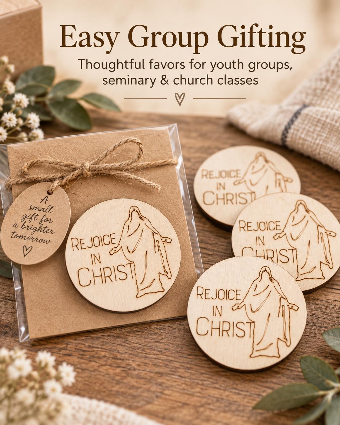 Rejoice in Christ Walking Savior Magnet