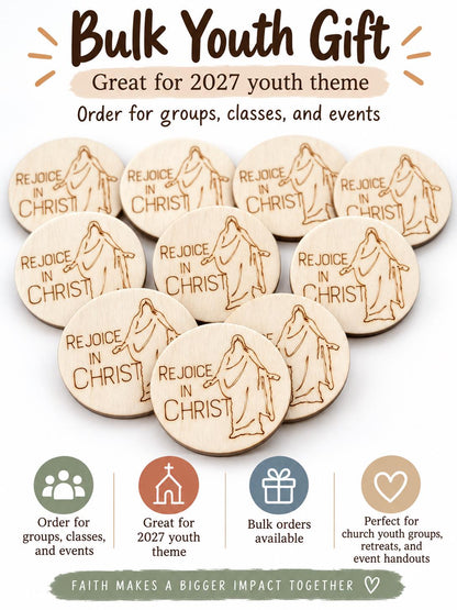 Rejoice in Christ Walking Savior Magnet