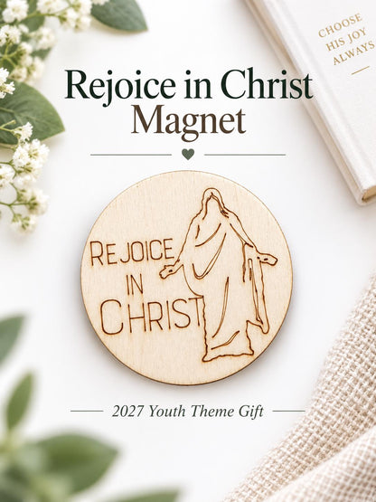 Rejoice in Christ Walking Savior Magnet