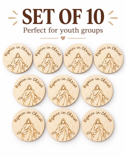 Rejoice in Christ Script Christus Magnet