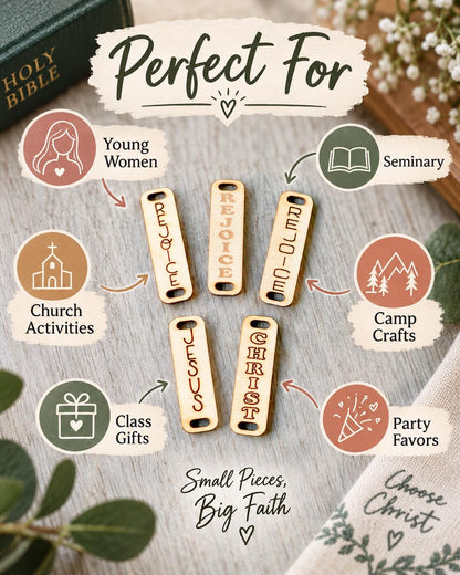 Custom Engraved Wood Bracelet Bars