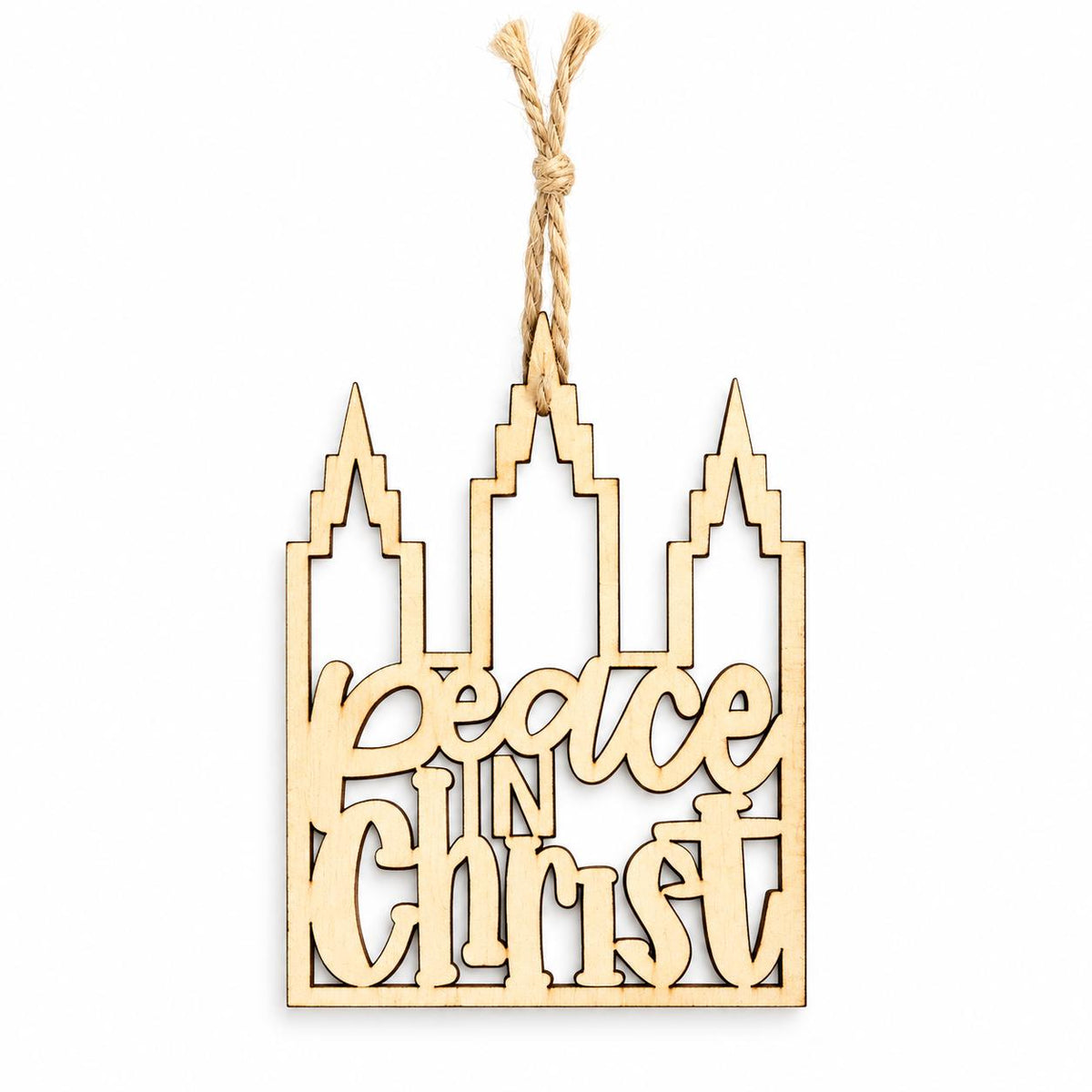 Peace in Christ Temple Ornament