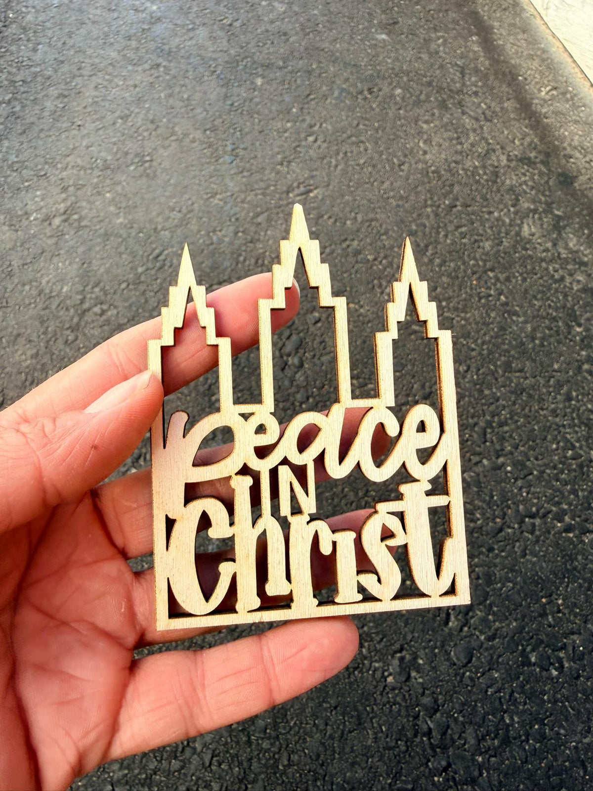 Peace in Christ Temple Ornament