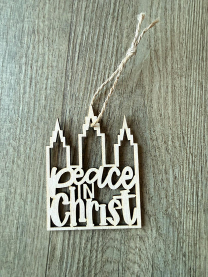 Peace in Christ Temple Ornament