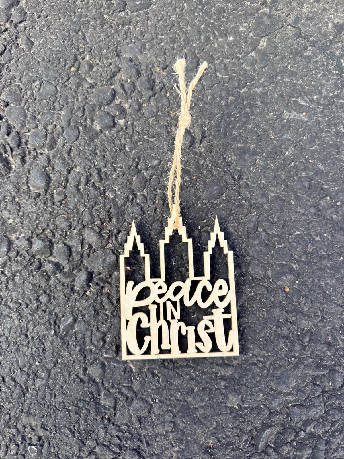 Peace in Christ Temple Ornament