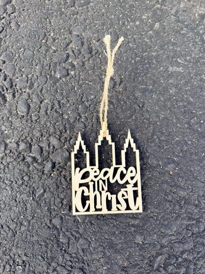 Peace in Christ Temple Ornament