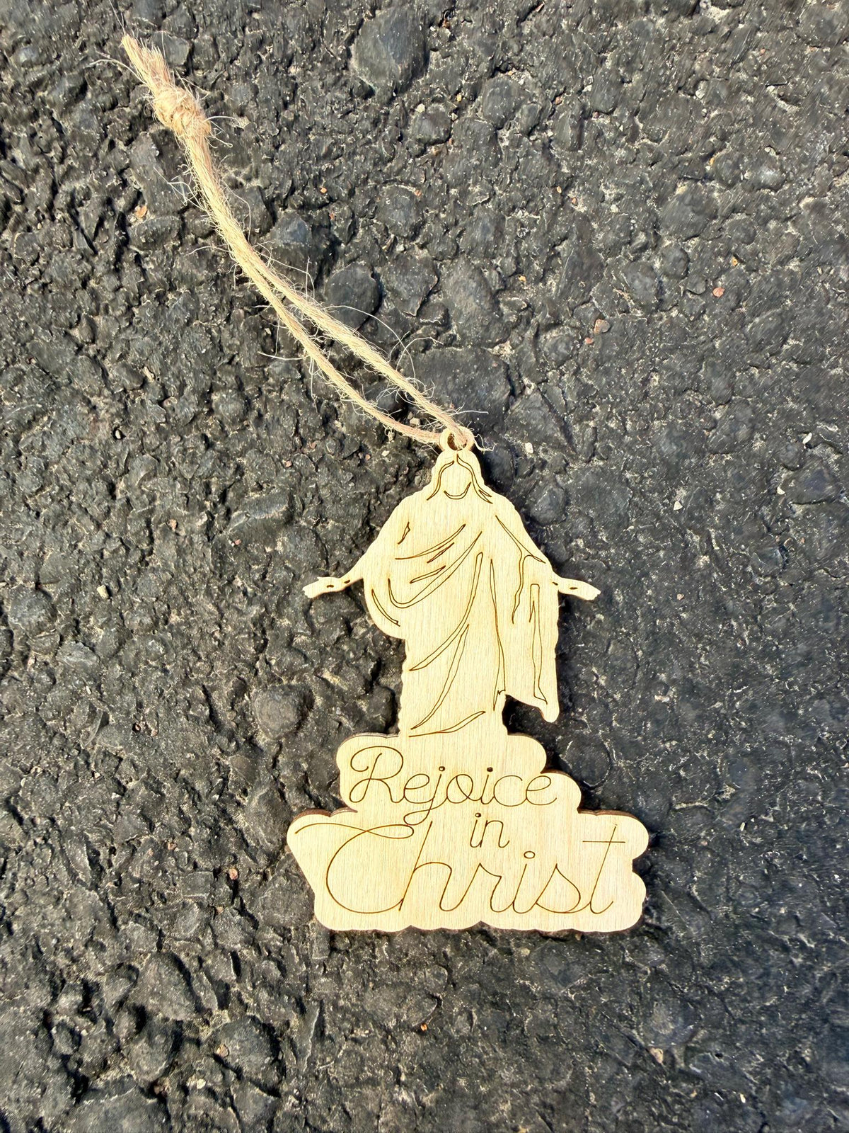 Rejoice in Christ Christus Cutout Ornament