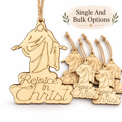 Rejoice in Christ Christus Cutout Ornament