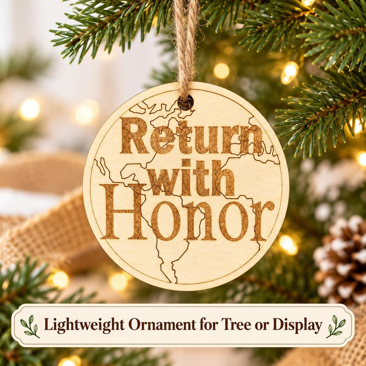 Return with Honor Missionary Ornament