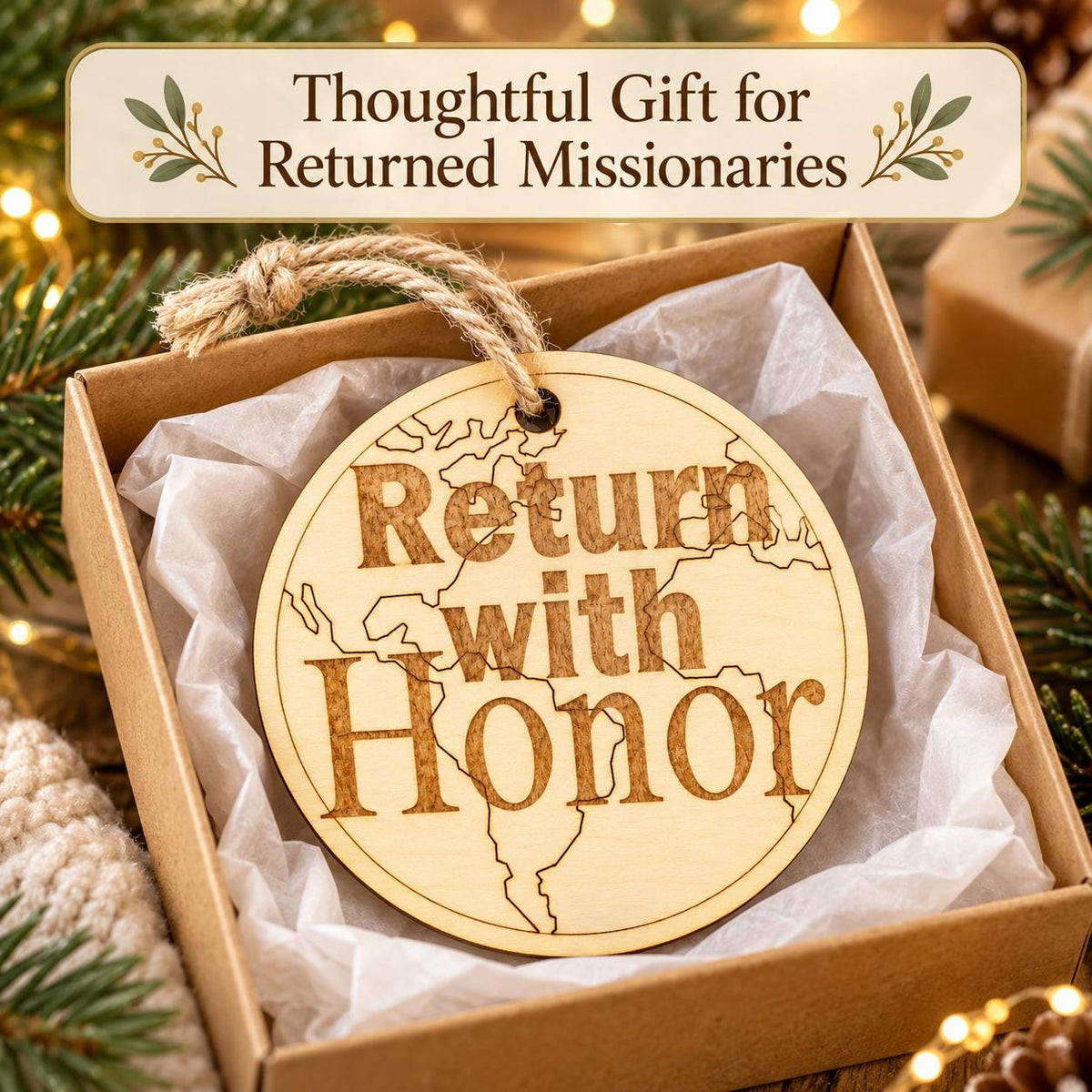 Return with Honor Missionary Ornament