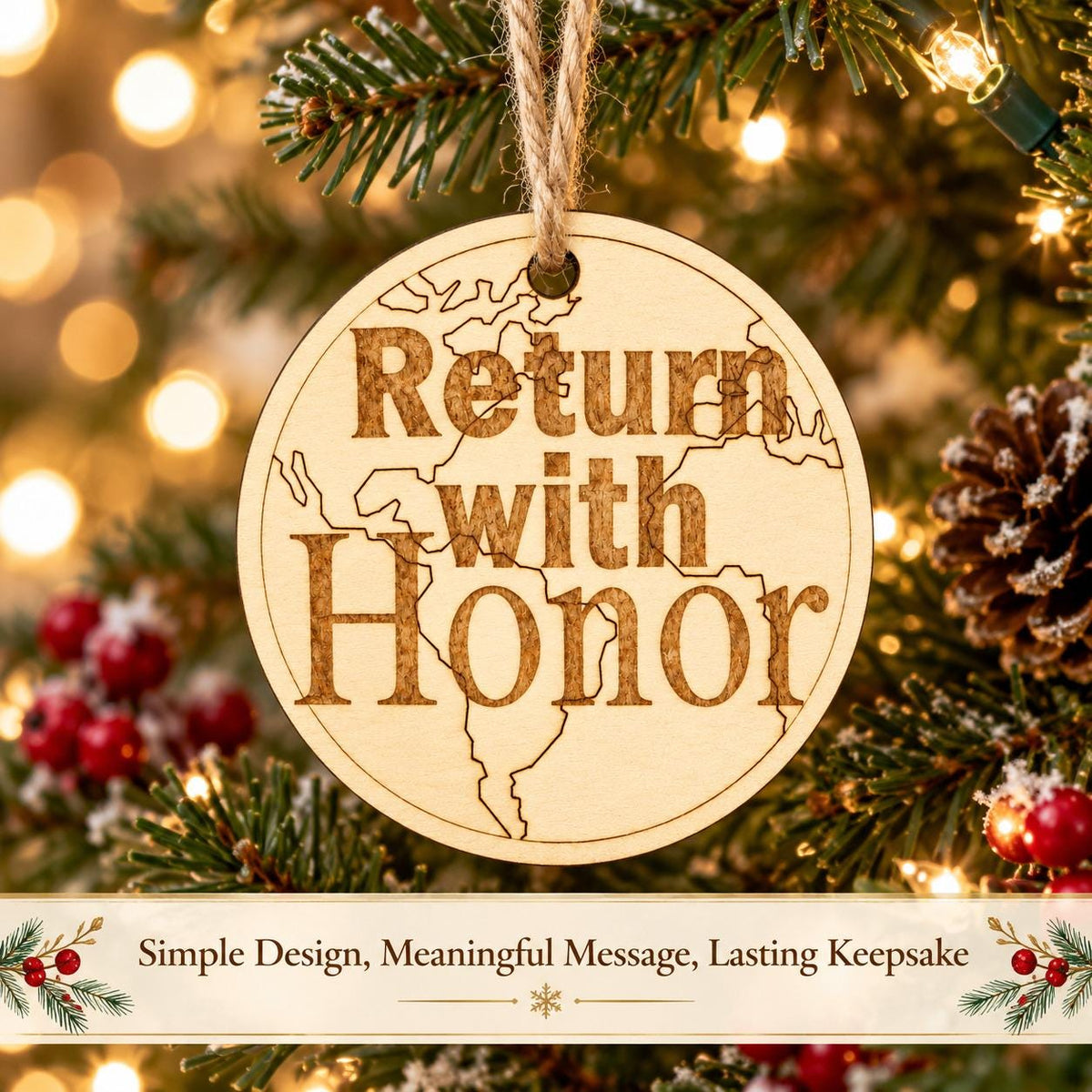 Return with Honor Missionary Ornament