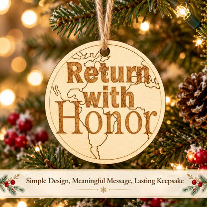 Return with Honor Missionary Ornament
