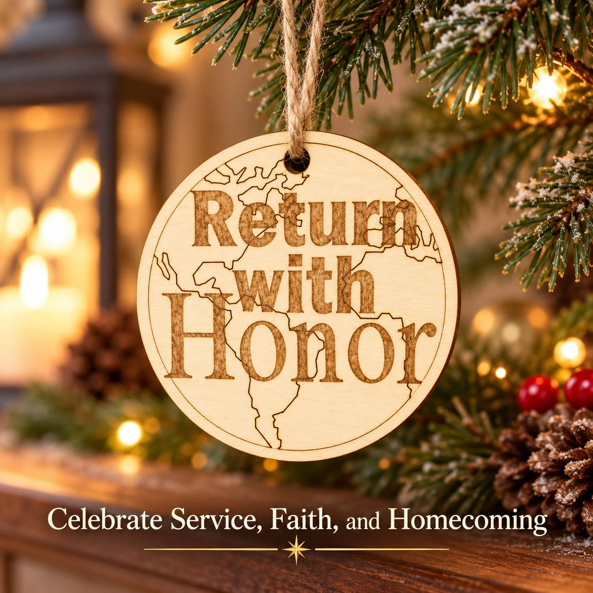 Return with Honor Missionary Ornament