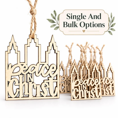 Peace in Christ Temple Ornament