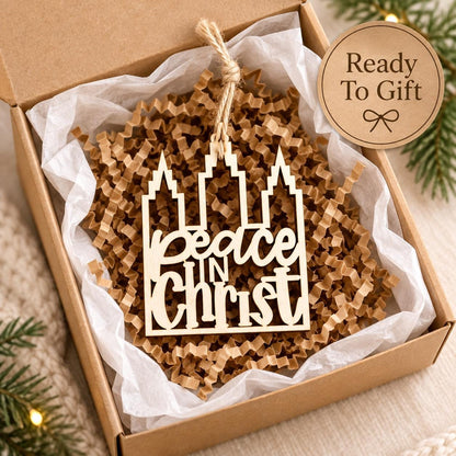 Peace in Christ Temple Ornament