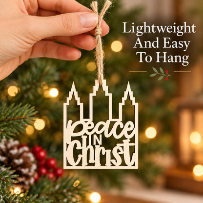 Peace in Christ Temple Ornament