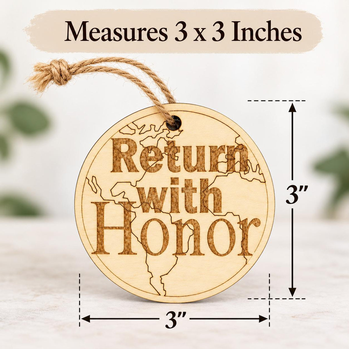 Return with Honor Missionary Ornament