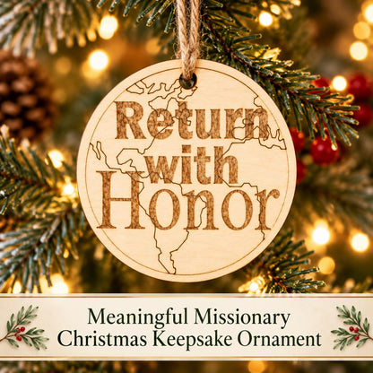 Return with Honor Missionary Ornament
