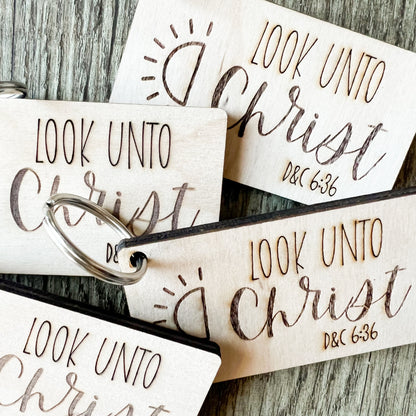 Look Unto Christ Keychain