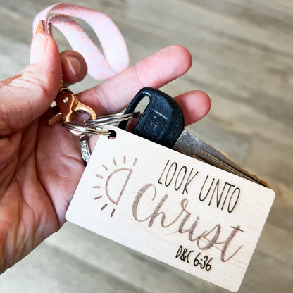 Look Unto Christ Keychain