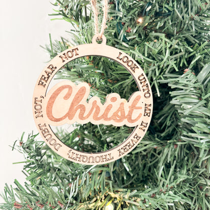 Look Unto Christ Ornament