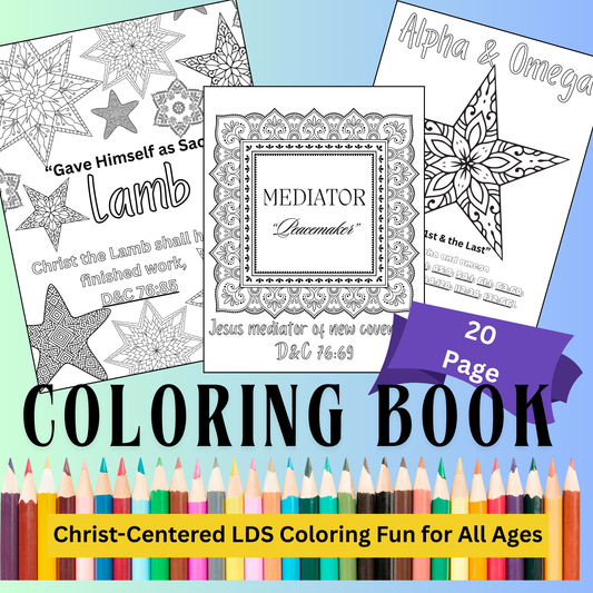 Names of Christ Coloring Book | Doctrine & Covenants