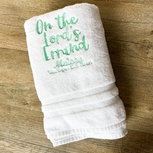 On the Lord's Errand LDS Missionary Towel