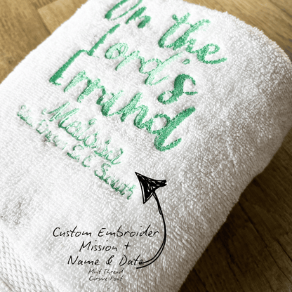 On the Lord's Errand LDS Missionary Towel