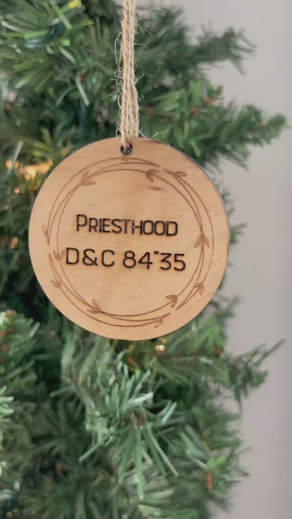 Faith Centered Advent Ornaments