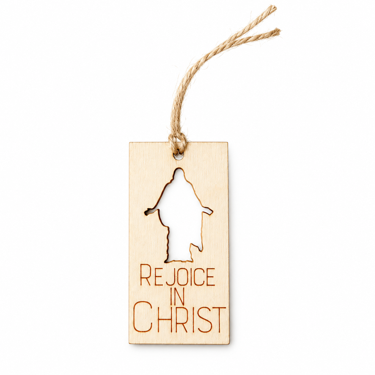 Rejoice in Christ Wood Bookmark | 2027 LDS Youth Theme Gift