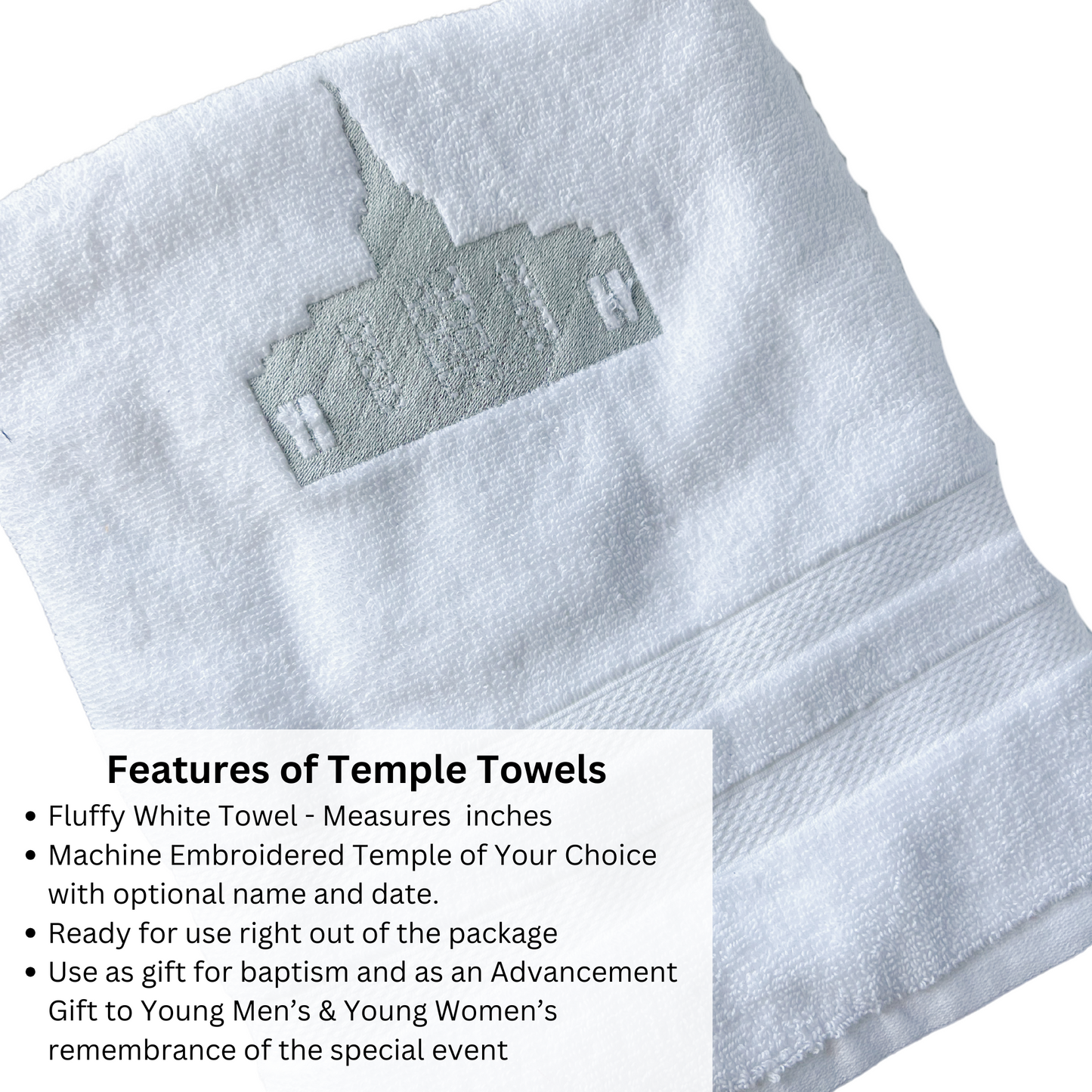 Personalized Youth Baptisms Temple Bag
