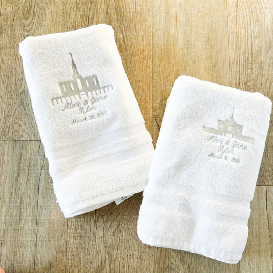 Custom Temple Towels