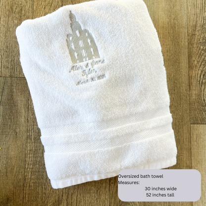 Custom Temple Towels