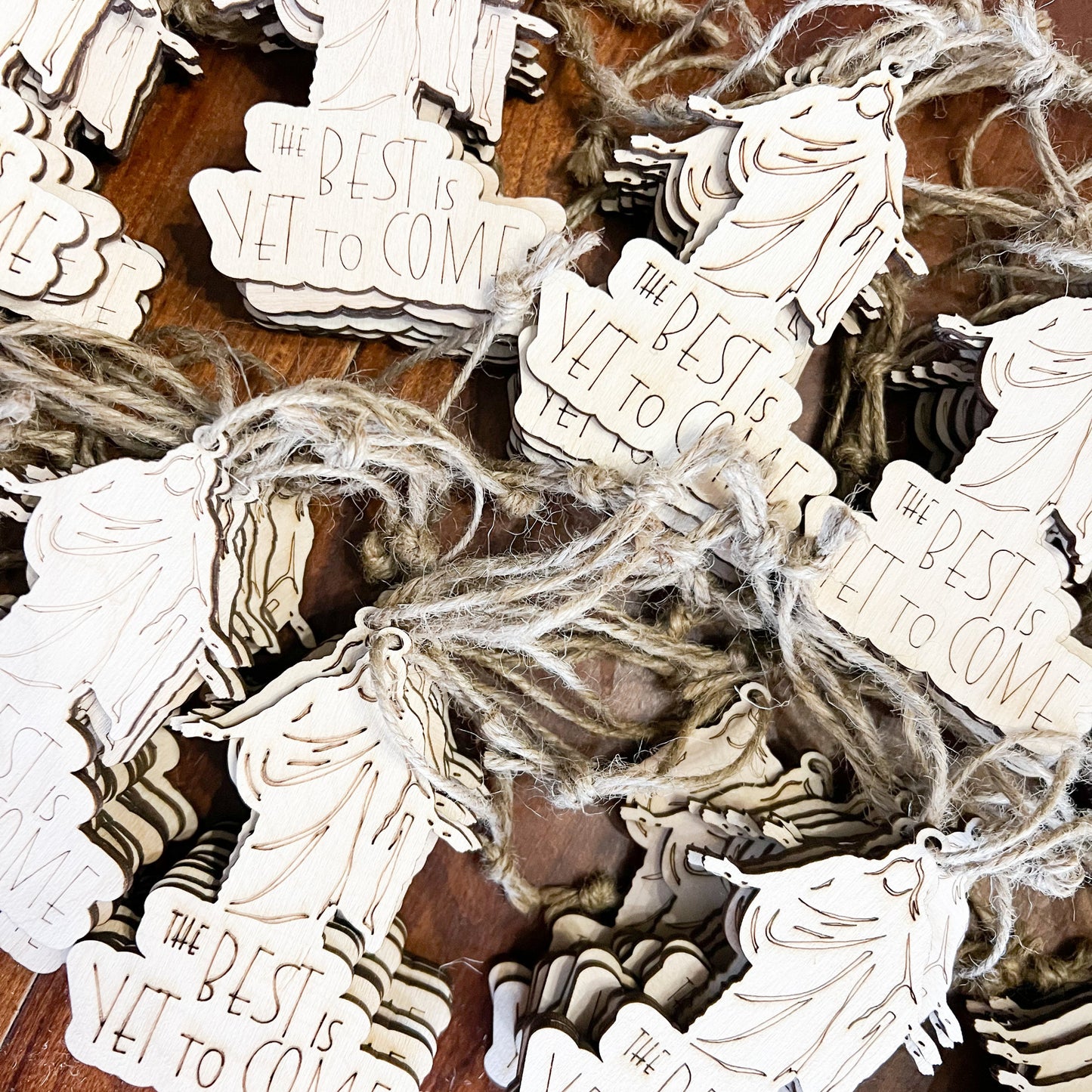 Set of 50 - "The Best is Yet to Come" Ornaments