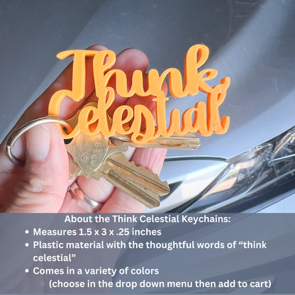 Think Celestial Keychain