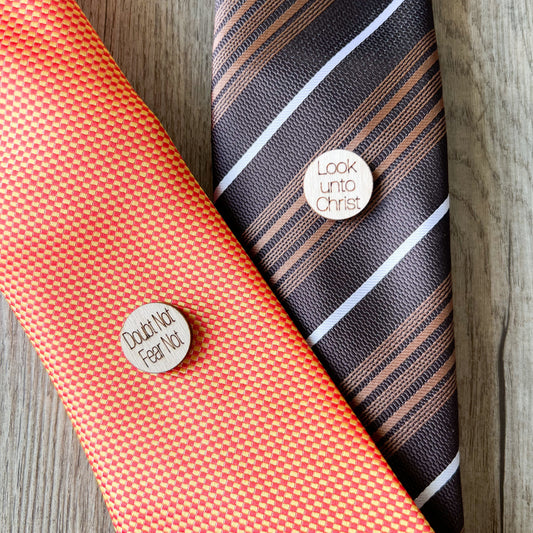 Tie tack for missionaries, young men, boy activity days gifts, temple/priesthood preview. 