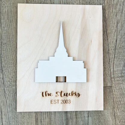Custom Wedding Temple Sign | Personalized
