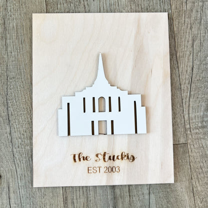 Custom Wedding Temple Sign | Personalized