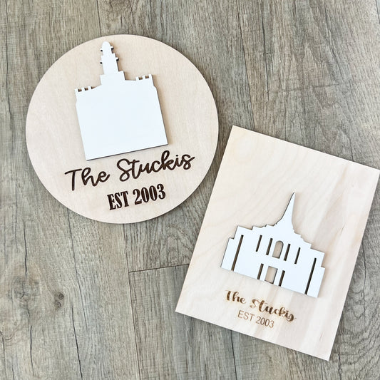 Wedding Temple Sign