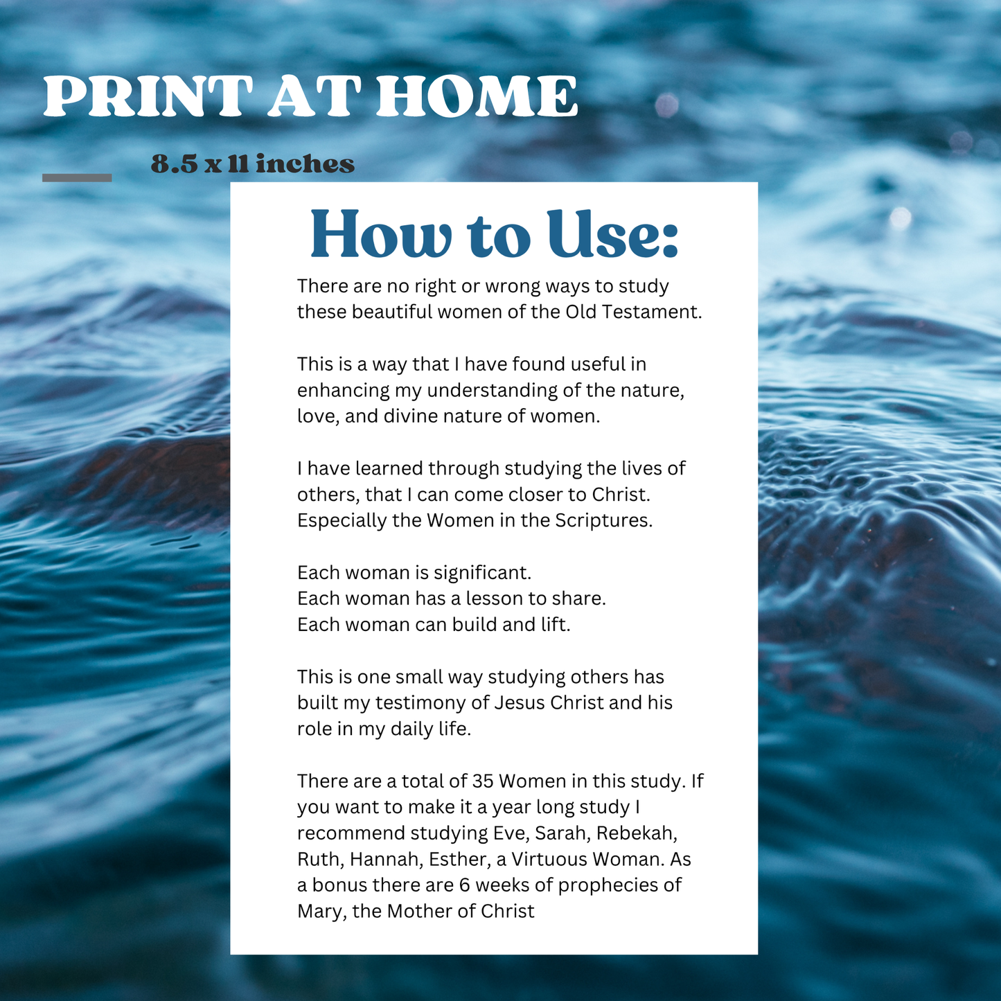 Women in the Old Testament Study Guide